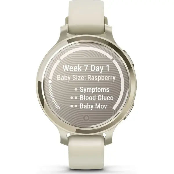 SmartWatch Garmin Lily 2, 0.84 inch, Curea Silicon, Gold-Bone
