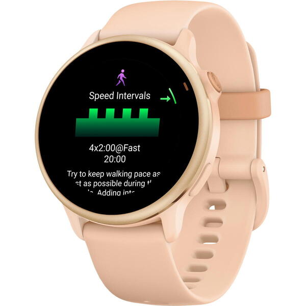SmartWatch Garmin Vívoactive 6, 1.2 inch, Curea Silicon, Pink Dawn