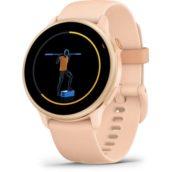 SmartWatch Garmin Vívoactive 6, 1.2 inch, Curea Silicon, Pink Dawn