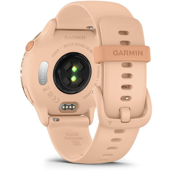 SmartWatch Garmin Vívoactive 6, 1.2 inch, Curea Silicon, Pink Dawn