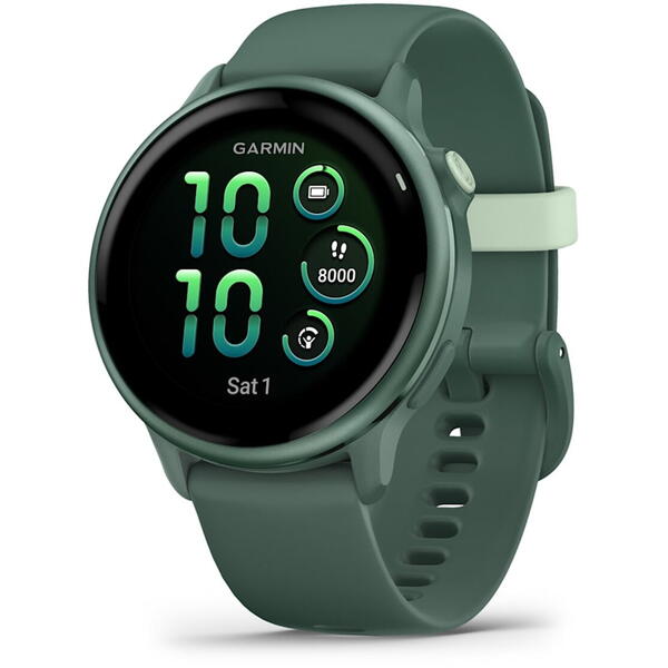 SmartWatch Garmin Vívoactive 6, 1.2 inch, Curea Silicon, Jasper Green