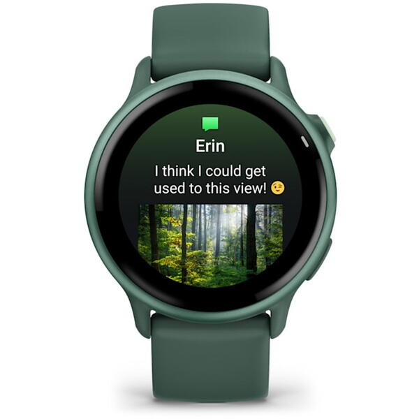 SmartWatch Garmin Vívoactive 6, 1.2 inch, Curea Silicon, Jasper Green