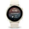 SmartWatch Garmin Vívoactive 6, 1.2 inch, Curea Silicon, Bone/Lunar Gold