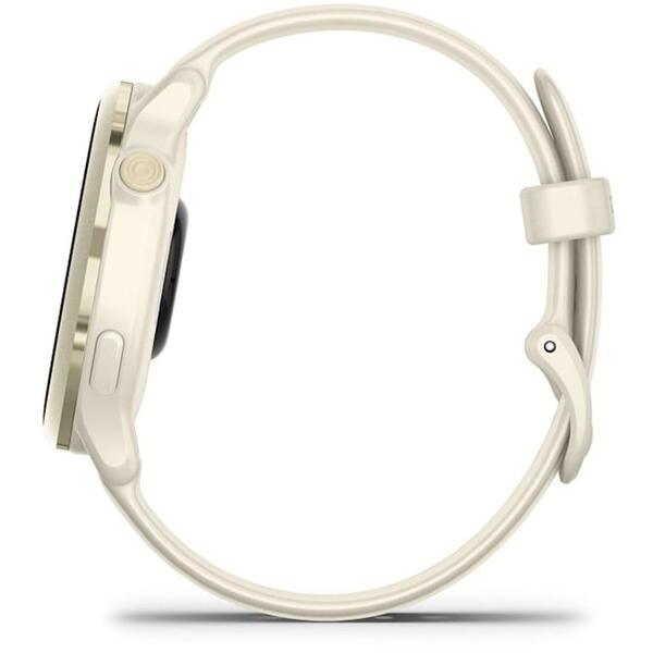SmartWatch Garmin Vívoactive 6, 1.2 inch, Curea Silicon, Bone/Lunar Gold