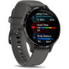 SmartWatch Garmin Venu 3S, 1.2 inch, Curea silicon, Black Sesame-Slate