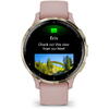 SmartWatch Garmin Venu 3S, 1.2 inch, Curea silicon, Pink Dawn/Soft Gold