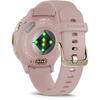 SmartWatch Garmin Venu 3S, 1.2 inch, Curea silicon, Pink Dawn/Soft Gold