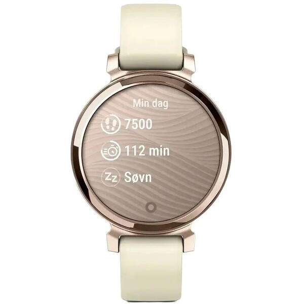 SmartWatch Garmin Lily 2, 0.84 inch, Curea Silicon, Cream Gold/Coconut
