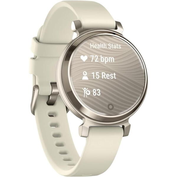 SmartWatch Garmin Lily 2, 0.84 inch, Curea Silicon, Cream Gold/Coconut
