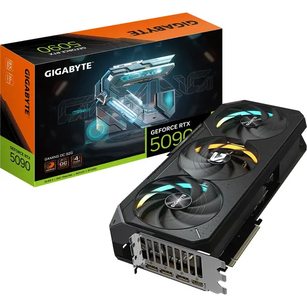 Placa video Gigabyte GeForce RTX 5090 GAMING OC 32GB GDDR7 512 Bit DLSS 4.0