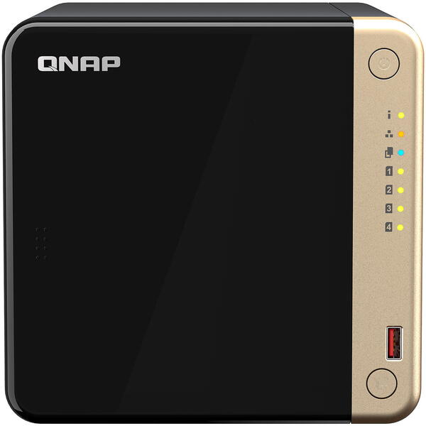 NAS Qnap TS-464-8G, 8GB, 4 bay Negru