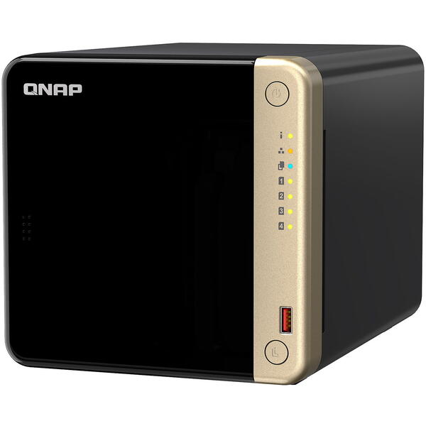 NAS Qnap TS-464-8G, 8GB, 4 bay Negru