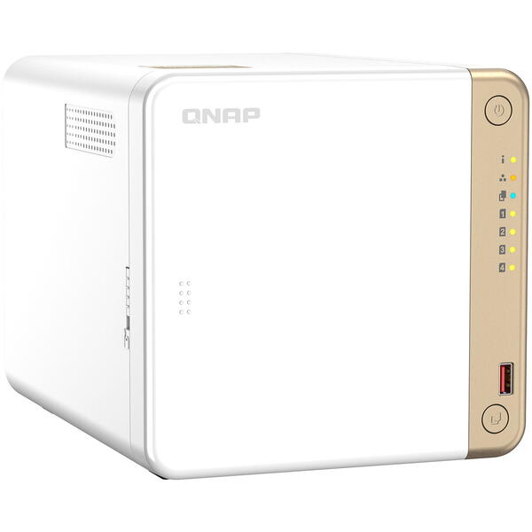 NAS Qnap TS-462-4G, 4GB, 4 Bay, Alb