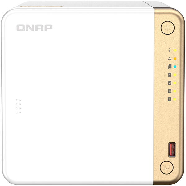 NAS Qnap TS-462-4G, 4GB, 4 Bay, Alb