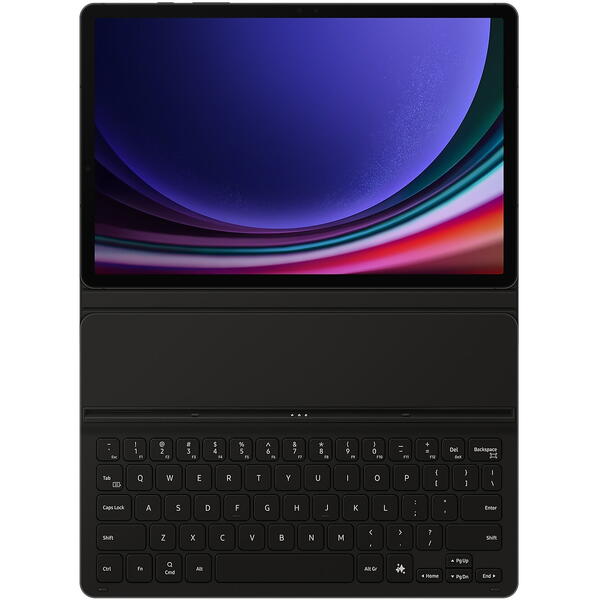 Husa cu tastatura Samsung pentru Galaxy Tab S9/S9 FE, Black