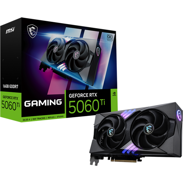 Placa video MSI GeForce RTX 5060 Ti GAMING OC 16GB GDDR7 128 Bit DLSS 4.0