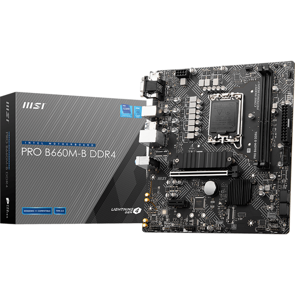 Placa de baza MSI PRO B760M-B DDR4 Socket 1700