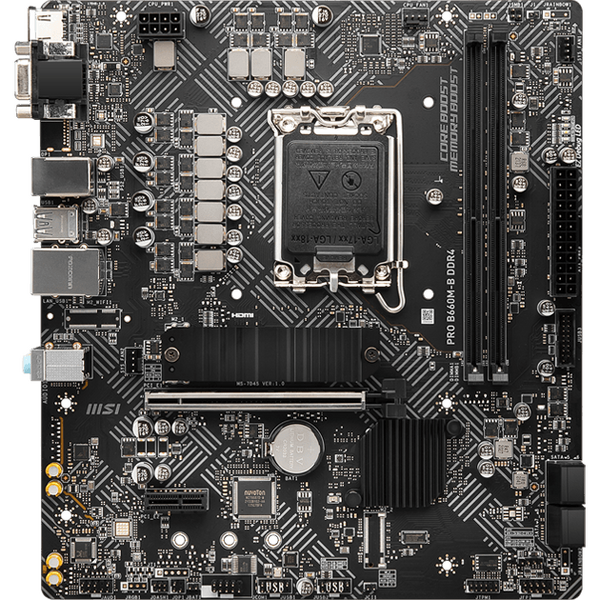 Placa de baza MSI PRO B760M-B DDR4 Socket 1700