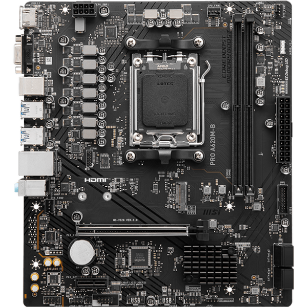 Placa de baza MSI PRO A620M-B Socket AM5