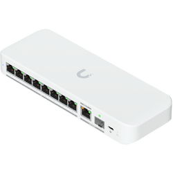 USW-FLEX-2.5G-8, 8x 2.5 GbE, 1x 10 GbE PoE+