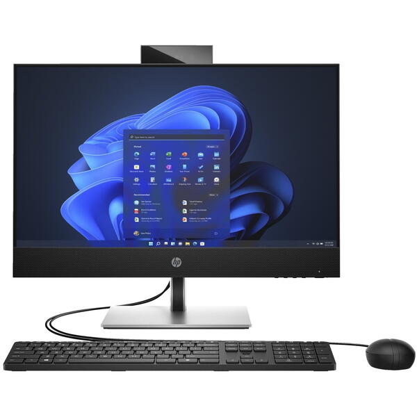 All in One PC HP ProOne 440 G9, 23.8 inch FHD IPS, Intel Core i5-13500T 1.6GHz, 16GB RAM, 512GB SSD, Intel UHD 770, Camera Web