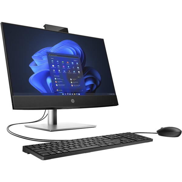 All in One PC HP ProOne 440 G9, 23.8 inch FHD IPS, Intel Core i5-13500T 1.6GHz, 16GB RAM, 512GB SSD, Intel UHD 770, Camera Web