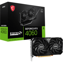 GeForce RTX 4060 Ventus 2X Black 8GB GDDR6 128 Bit DLSS 3.0