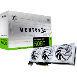 GeForce RTX 5080 VENTUS 3X OC WHITE 16 GB, GDDR7, 256 bit, DLSS 4.0