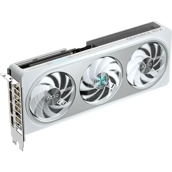 Placa video Gigabyte GeForce RTX 5060 Ti AERO OC White 16GB GDDR7 128 Bit DLSS 4.0