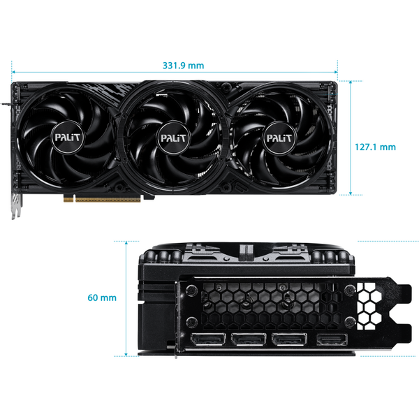 Placa video Palit GeForce RTX 5070 Ti GamingPro V1 16GB GDDR7 256 Bit DLSS 4.0