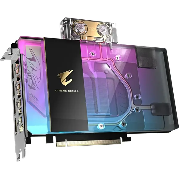 Placa video Gigabyte AORUS GeForce RTX 5080 Xtreme Waterforce WB 16GB GDDR7 256 Bit DLSS 4.0