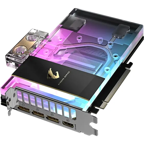 Placa video Gigabyte AORUS GeForce RTX 5080 Xtreme Waterforce WB 16GB GDDR7 256 Bit DLSS 4.0