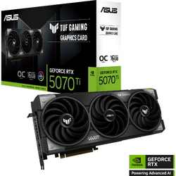 Placa video Asus GeForce RTX 5070 Ti TUF GAMING OC 16GB GDDR7 256 Bit DLSS 4.0