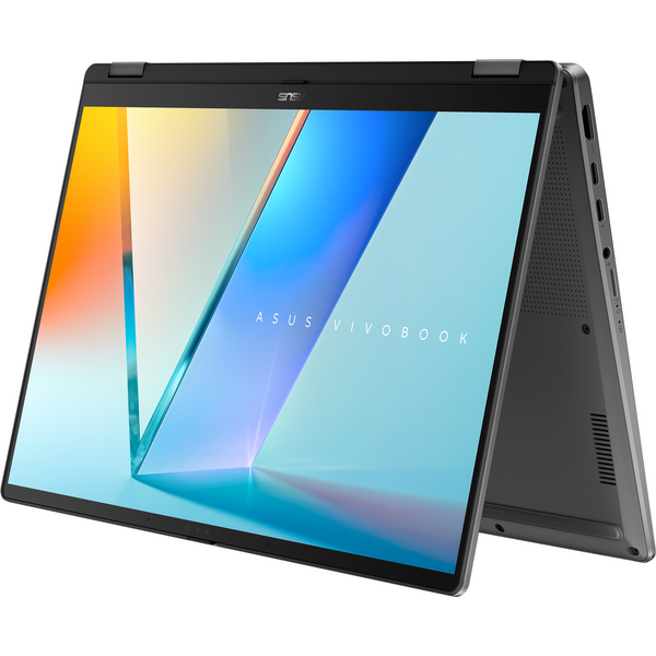 Laptop Asus Vivobook 14 Flip TP3407SA, 14 inch WUXGA OLED Touch, Intel Core Ultra 5 226V, 16GB LPDDR5X, 1TB SSD, Intel Arc 130V, Win 11 Pro, Matte Gray