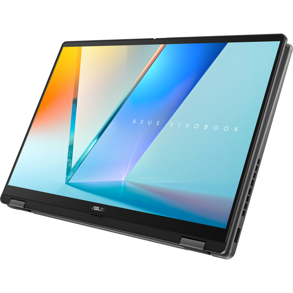 Laptop Asus Vivobook 14 Flip TP3407SA, 14 inch WUXGA OLED Touch, Intel Core Ultra 5 226V, 16GB LPDDR5X, 1TB SSD, Intel Arc 130V, Win 11 Pro, Matte Gray