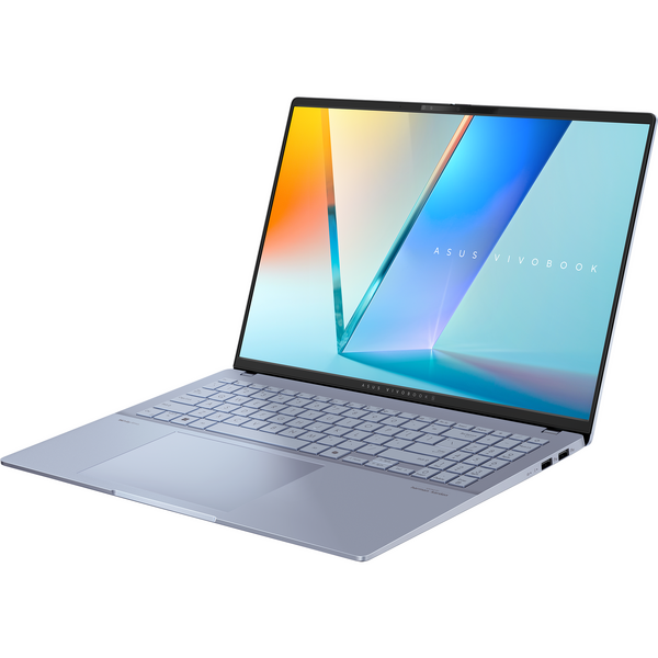 Laptop Asus Vivobook S 16 OLED S5606CA, 16 inch 3K 120Hz, Intel Core Ultra 7 255H, 16GB LPDDR5X, 1TB SSD, Intel Arc 140T, Win 11 Pro, Mist Blue