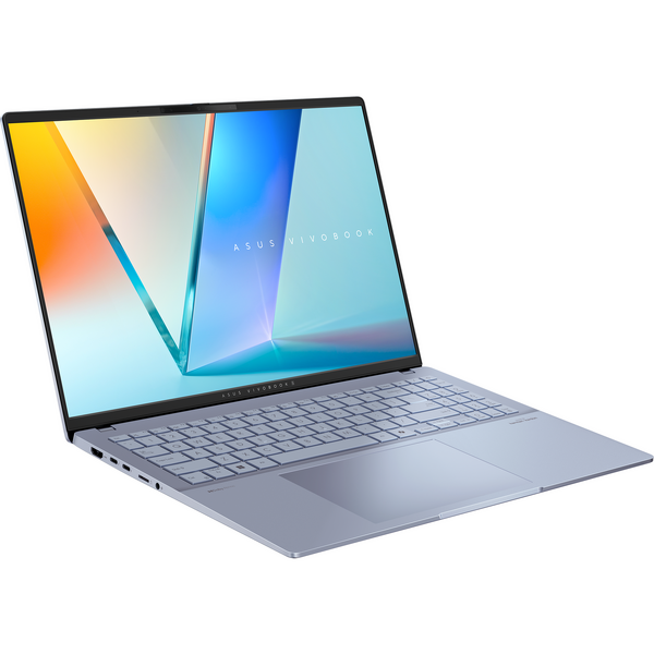 Laptop Asus Vivobook S 16 OLED S5606CA, 16 inch 3K 120Hz, Intel Core Ultra 7 255H, 16GB LPDDR5X, 1TB SSD, Intel Arc 140T, Win 11 Pro, Mist Blue