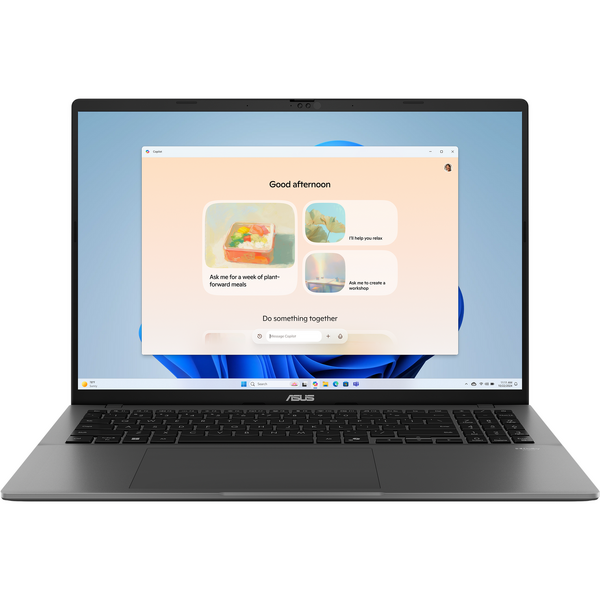 Laptop Asus Vivobook S16 S3607VA, 16 inch WUXGA 144Hz, Intel Core i5-13420H, 16GB DDR5, 1TB SSD, Intel UHD, Matte Gray