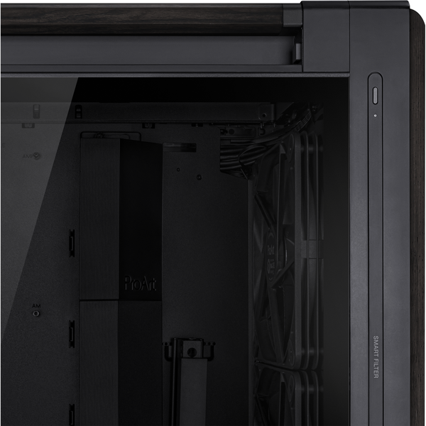Carcasa Asus ProArt PA602 Wood Edition - Tempered Glass Panel