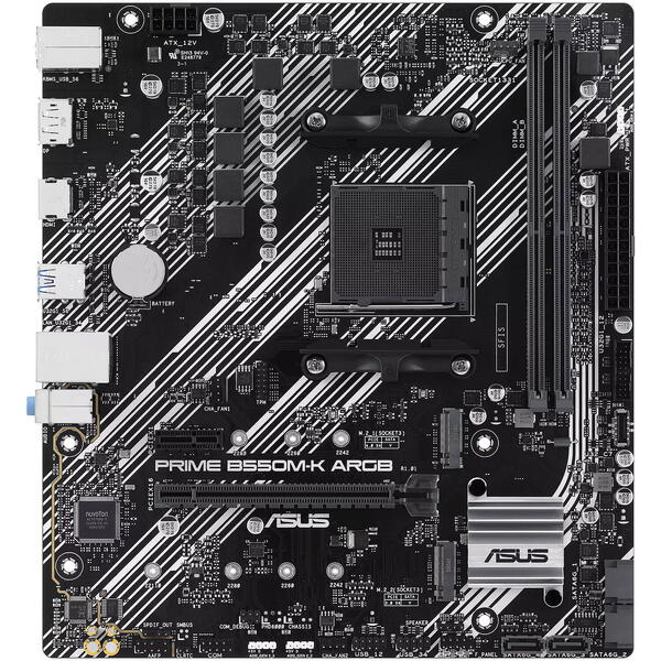 Placa de baza Asus PRIME B550M-K ARGB Socket AM4