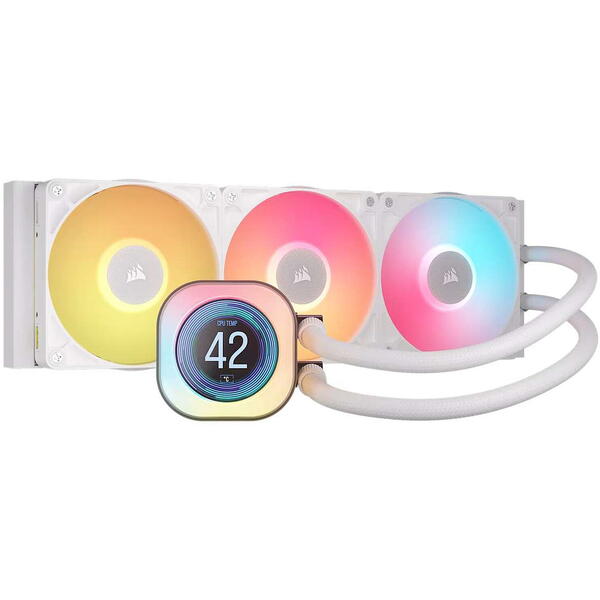 Cooler Corsair iCUE LINK Titan 360 RX LCD RGB White