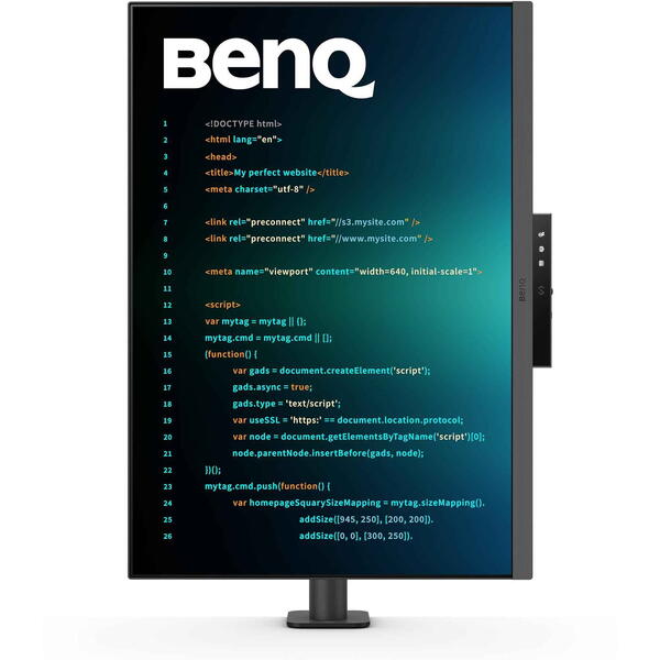 Monitor LED Benq RD280U 28.2 inch UHD+ IPS 5 ms 60 Hz USB-C HDR Negru