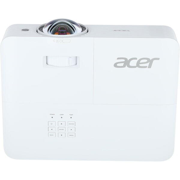 Videoproiector Acer H6518STi, DLP, 3500 ANSI, Short Throw 0.5, Wi-Fi, Alb