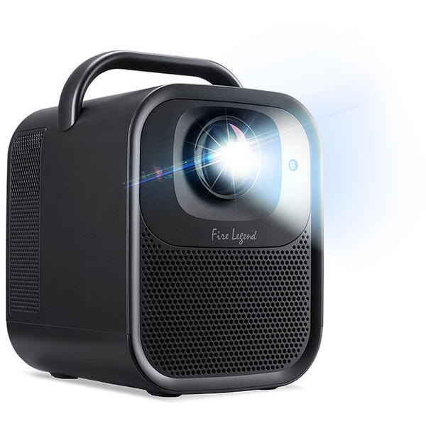 Videoproiector Acer AOPEN Fire Legend QF16ATV, LCD, 550 ANSI, Android TV, Negru