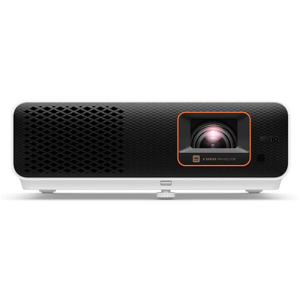 Videoproiector Benq X500i, DLP, 4K, 2200 ANSI, Wireless, Bluetooth 5.0, Android 11.0, Boxe, Alb