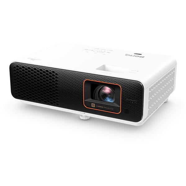 Videoproiector Benq X500i, DLP, 4K, 2200 ANSI, Wireless, Bluetooth 5.0, Android 11.0, Boxe, Alb