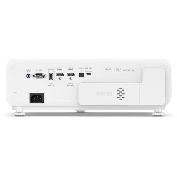Videoproiector Benq X500i, DLP, 4K, 2200 ANSI, Wireless, Bluetooth 5.0, Android 11.0, Boxe, Alb