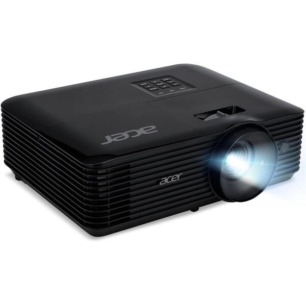 Videoproiector Acer X129H, DLP, 4800 ANSI, 3D Ready, Negru