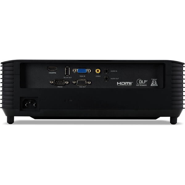 Videoproiector Acer X129H, DLP, 4800 ANSI, 3D Ready, Negru