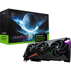Placa video MSI GeForce RTX 5070 Ti VANGUARD SOC 16GB GDDR7 256 Bit DLSS 4.0